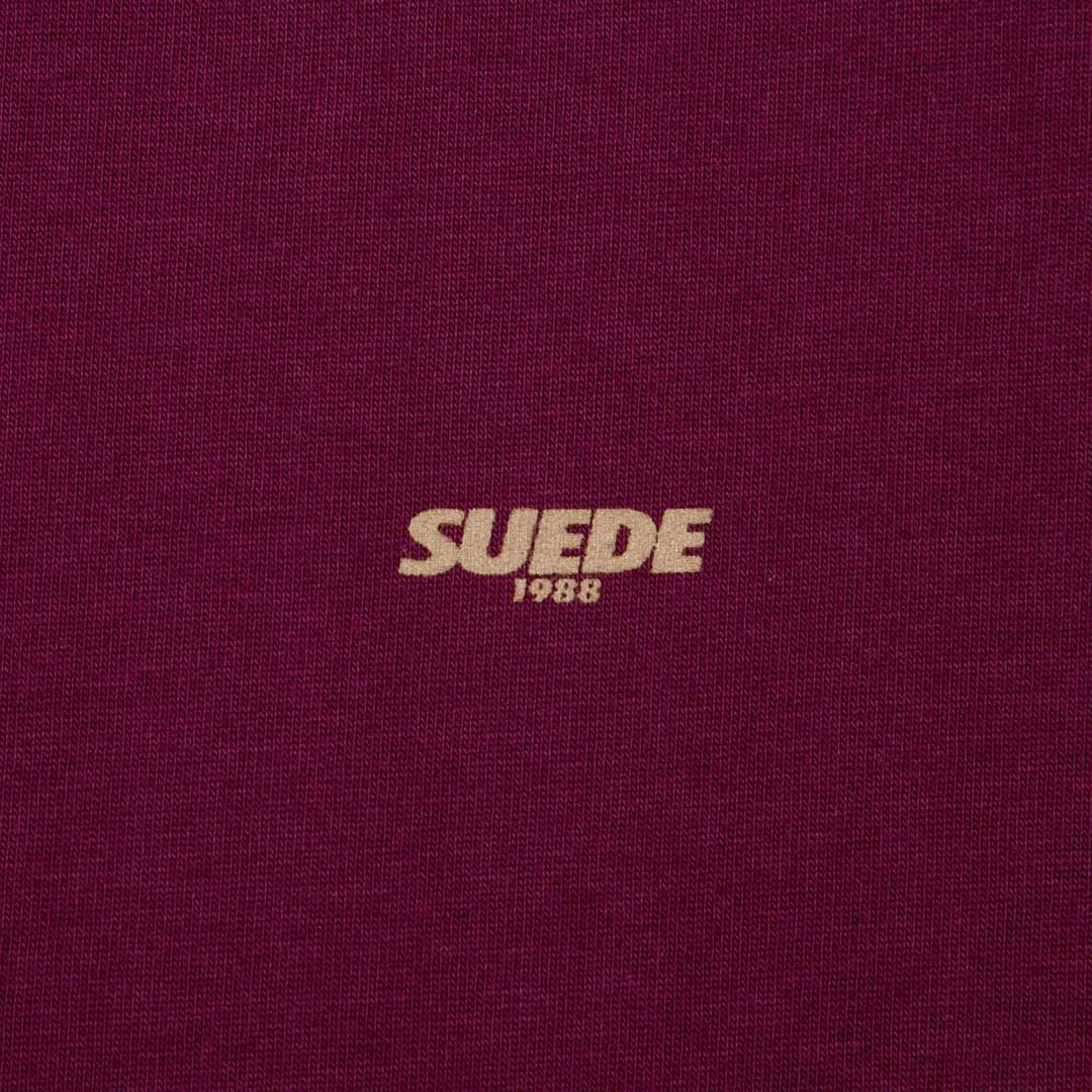 Signature T-Shirt Burgundy-Beige Logo&Flap