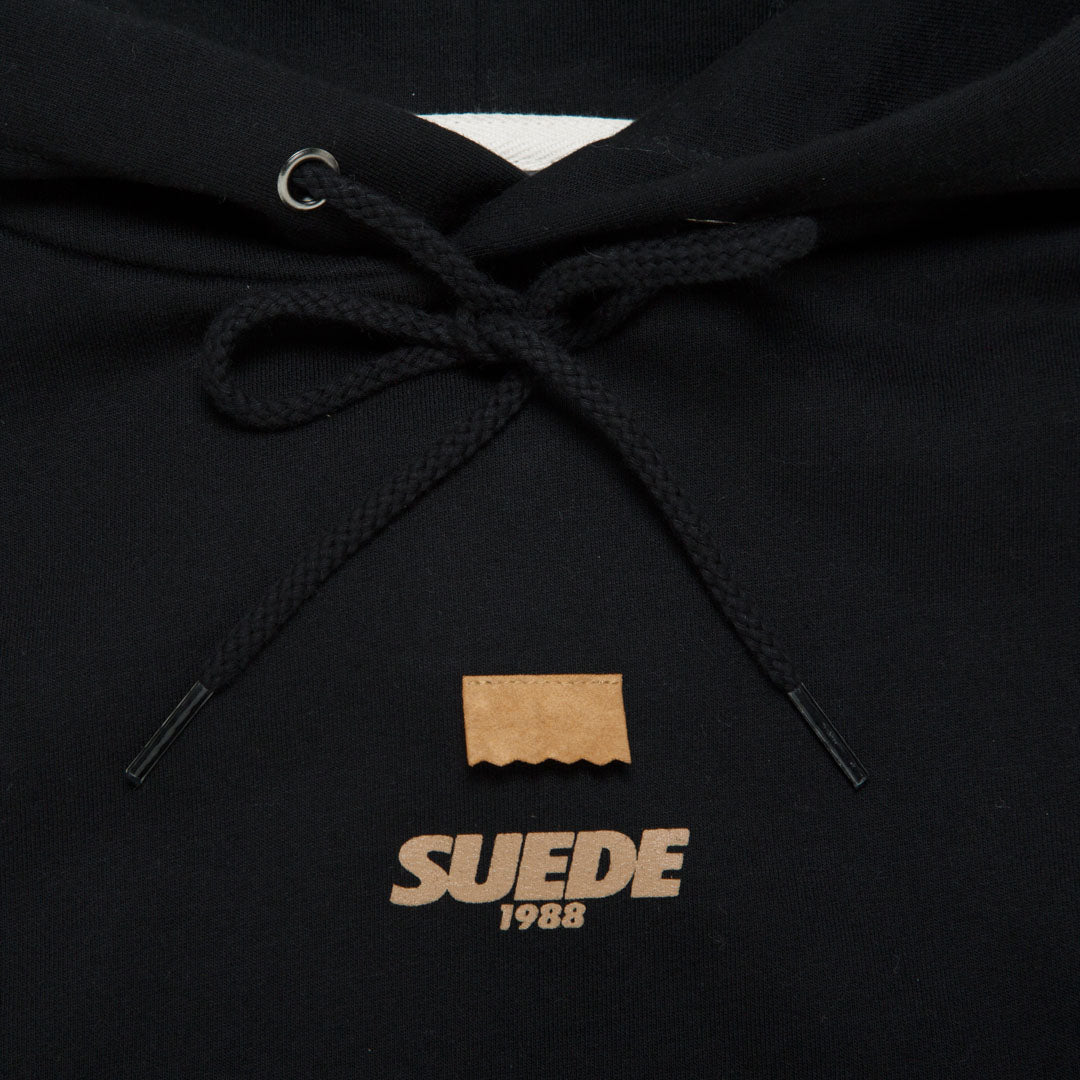 Signature Hoodie Black-Beige Logo&Flap